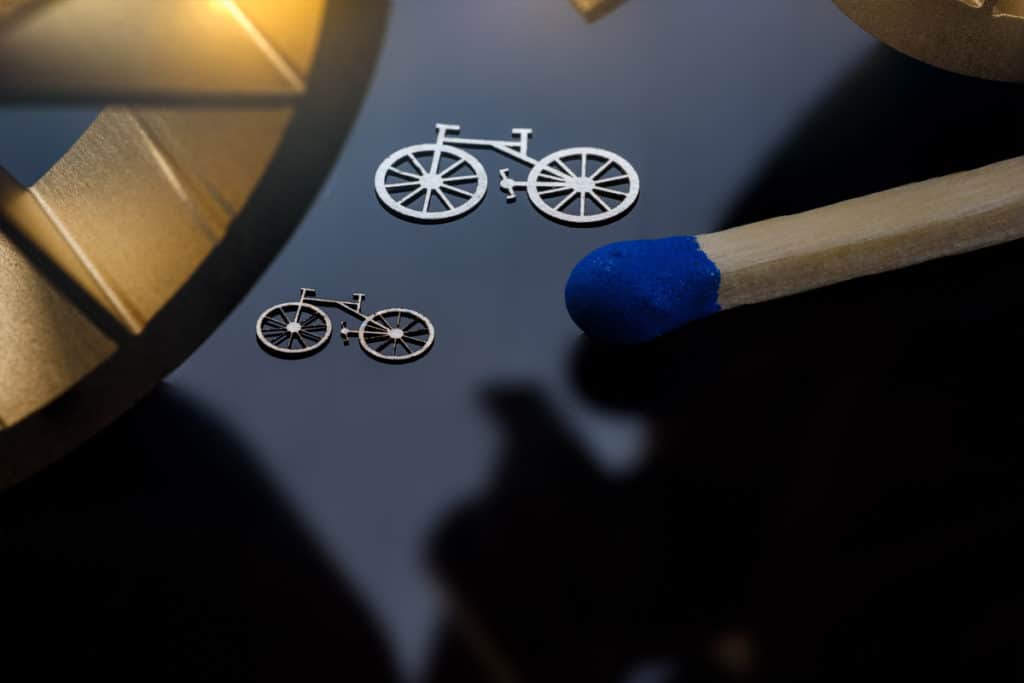 Laser fine cutting bicycle 1