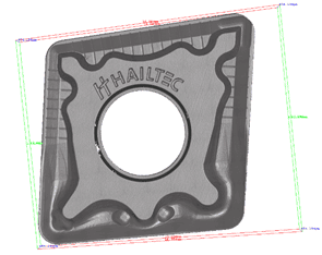 Laserabtragen 3D Form in Hartmetall